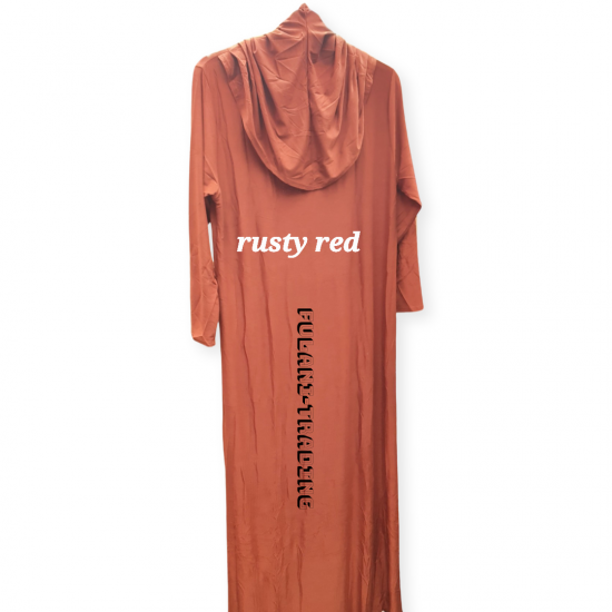One Piece Muslim Women Prayer Dress Islamic Hijab Abaya Khimar Jilbab Kaftan