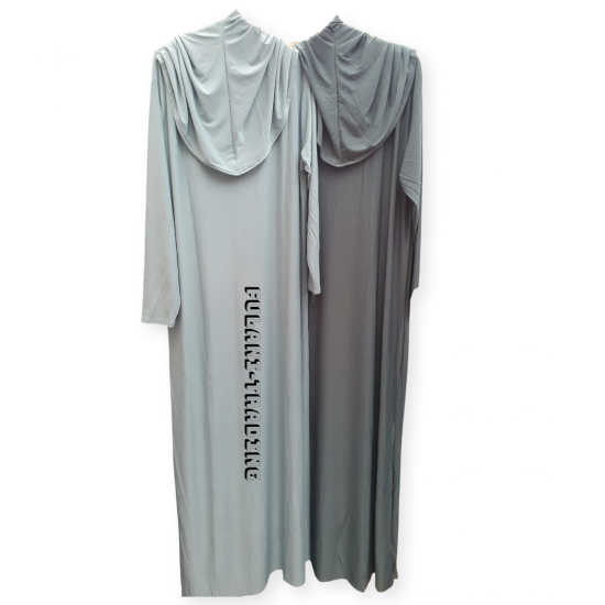One Piece Muslim Women Prayer Dress Islamic Hijab Abaya Khimar Jilbab Kaftan