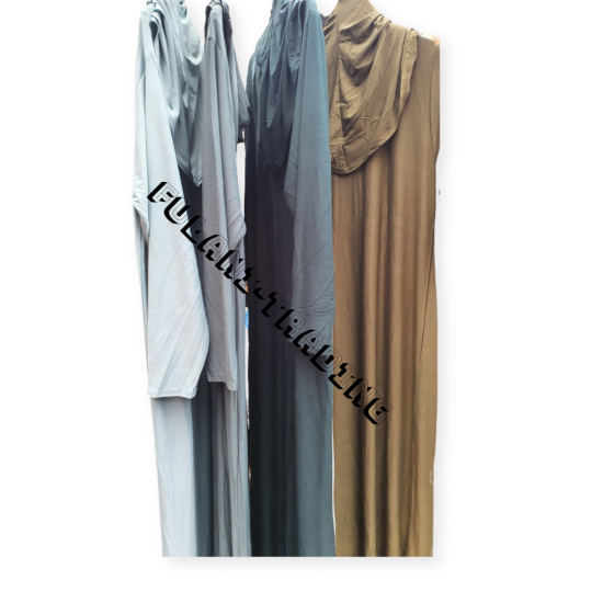 One Piece Muslim Women Prayer Dress Islamic Hijab Abaya Khimar Jilbab Kaftan