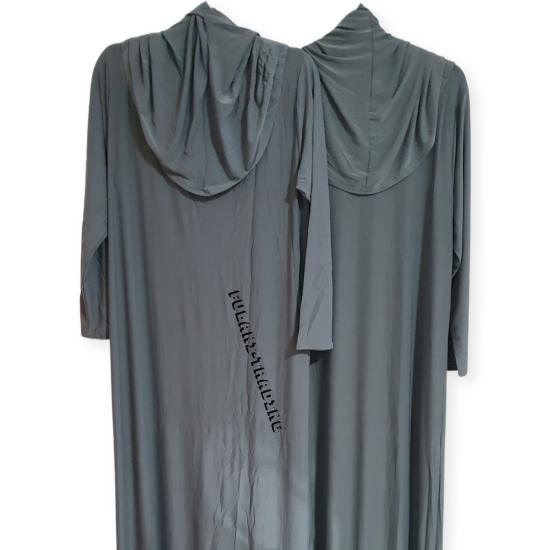 One Piece Muslim Women Prayer Dress Islamic Hijab Abaya Khimar Jilbab Kaftan