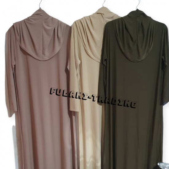 One Piece Muslim Women Prayer Dress Islamic Hijab Abaya Khimar Jilbab Kaftan