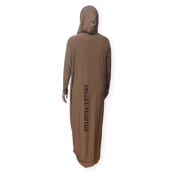 One Piece Muslim Women Prayer Dress Islamic Hijab Abaya Khimar Jilbab Kaftan