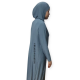 One Piece Muslim Women Prayer Dress Islamic Hijab Abaya Khimar Jilbab Kaftan
