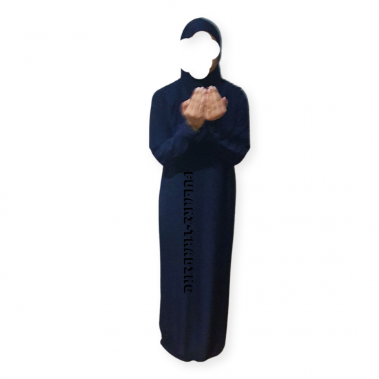 One Piece Muslim Women Prayer Dress Islamic Hijab Abaya Khimar Jilbab Kaftan