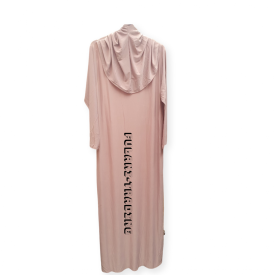 One Piece Muslim Women Prayer Dress Islamic Hijab Abaya Khimar Jilbab Kaftan