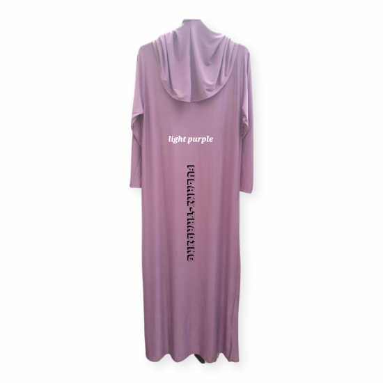 One Piece Muslim Women Prayer Dress Islamic Hijab Abaya Khimar Jilbab Kaftan