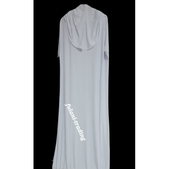 One Piece Muslim Women Prayer Dress Islamic Hijab Abaya Khimar Jilbab Kaftan