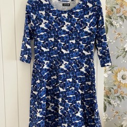 Avon Blue Elasticated Dress Size Small