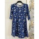 Avon Blue Elasticated Dress Size Small