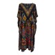 Women Casual Beach Kaftan Dress Short Sleeve Loungewear Caftan Swimsuit Cover Up