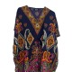 Women Casual Beach Kaftan Dress Short Sleeve Loungewear Caftan Swimsuit Cover Up