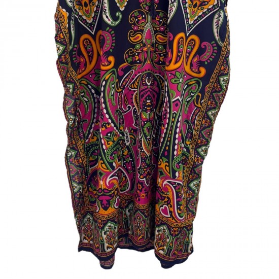 Women Casual Beach Kaftan Dress Short Sleeve Loungewear Caftan Swimsuit Cover Up