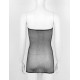 Women Sheer Mesh Mini Dress Bodycon Tube Dress See Through Nightwear Clubwear