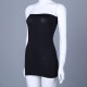 Women Sheer Mesh Mini Dress Bodycon Tube Dress See Through Nightwear Clubwear