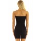 Women Sheer Mesh Mini Dress Bodycon Tube Dress See Through Nightwear Clubwear