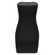 Women Sheer Mesh Mini Dress Bodycon Tube Dress See Through Nightwear Clubwear