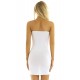 Women Sheer Mesh Mini Dress Bodycon Tube Dress See Through Nightwear Clubwear