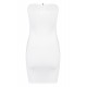Women Sheer Mesh Mini Dress Bodycon Tube Dress See Through Nightwear Clubwear