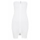 Women Sheer Mesh Mini Dress Bodycon Tube Dress See Through Nightwear Clubwear
