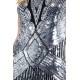 Ro Rox Dress Flapper 1920's Sequin Tassel Cocktail Party Great Gatsby Costume