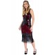 Ro Rox Dress Flapper 1920's Sequin Tassel Cocktail Party Great Gatsby Costume