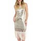 Ro Rox Dress Flapper 1920's Sequin Tassel Cocktail Party Great Gatsby Costume