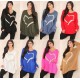 Ladies Knitted Slouch Oversized Baggy Jumper Dress Women Long Sleeve Sweater Top