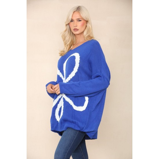 Ladies Knitted Slouch Oversized Baggy Jumper Dress Women Long Sleeve Sweater Top