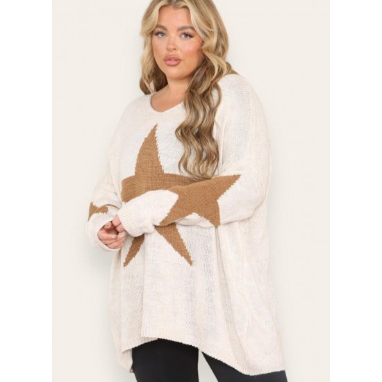 Ladies Knitted Slouch Oversized Baggy Jumper Dress Women Long Sleeve Sweater Top