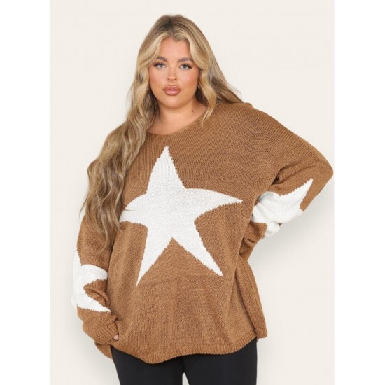 Ladies Knitted Slouch Oversized Baggy Jumper Dress Women Long Sleeve Sweater Top