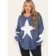 Ladies Knitted Slouch Oversized Baggy Jumper Dress Women Long Sleeve Sweater Top