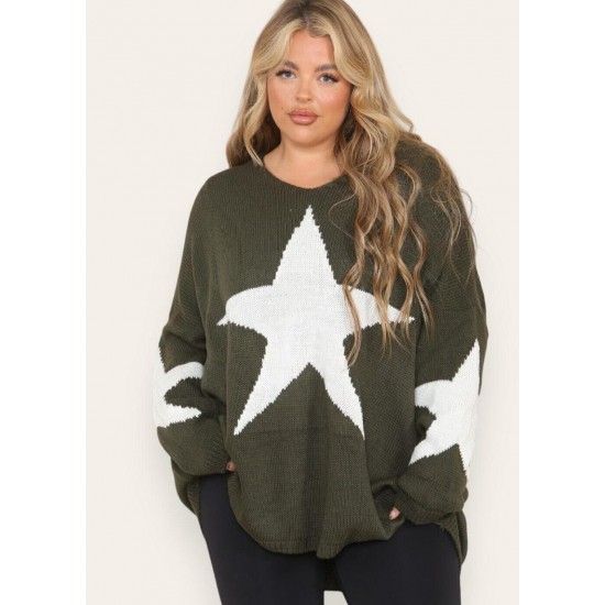 Ladies Knitted Slouch Oversized Baggy Jumper Dress Women Long Sleeve Sweater Top