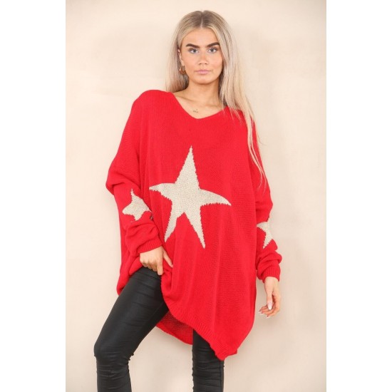 Ladies Knitted Slouch Oversized Baggy Jumper Dress Women Long Sleeve Sweater Top