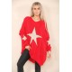 Ladies Knitted Slouch Oversized Baggy Jumper Dress Women Long Sleeve Sweater Top