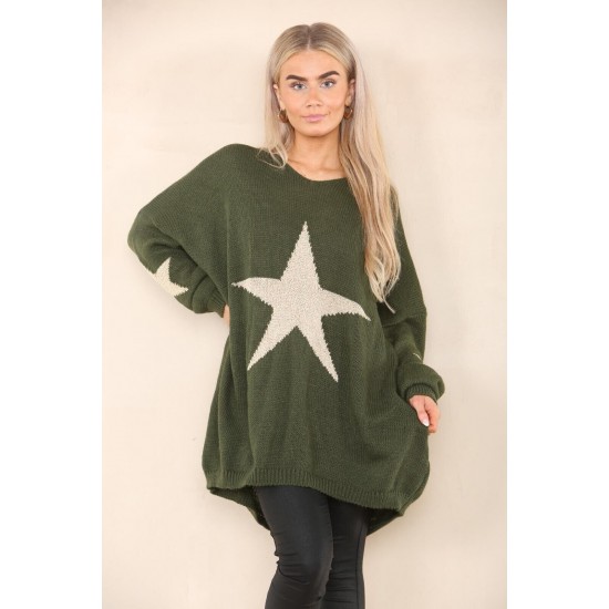 Ladies Knitted Slouch Oversized Baggy Jumper Dress Women Long Sleeve Sweater Top