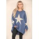 Ladies Knitted Slouch Oversized Baggy Jumper Dress Women Long Sleeve Sweater Top