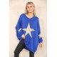 Ladies Knitted Slouch Oversized Baggy Jumper Dress Women Long Sleeve Sweater Top