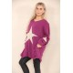 Ladies Knitted Slouch Oversized Baggy Jumper Dress Women Long Sleeve Sweater Top
