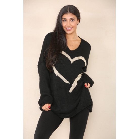 Ladies Knitted Slouch Oversized Baggy Jumper Dress Women Long Sleeve Sweater Top