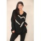 Ladies Knitted Slouch Oversized Baggy Jumper Dress Women Long Sleeve Sweater Top