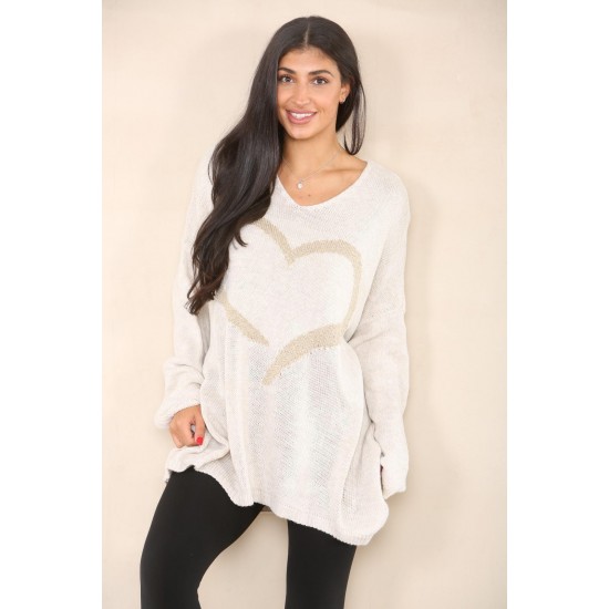 Ladies Knitted Slouch Oversized Baggy Jumper Dress Women Long Sleeve Sweater Top