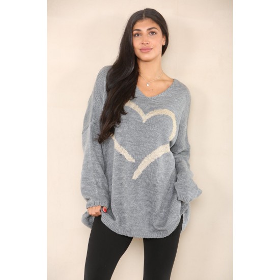 Ladies Knitted Slouch Oversized Baggy Jumper Dress Women Long Sleeve Sweater Top
