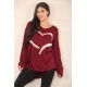 Ladies Knitted Slouch Oversized Baggy Jumper Dress Women Long Sleeve Sweater Top