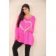 Ladies Knitted Slouch Oversized Baggy Jumper Dress Women Long Sleeve Sweater Top