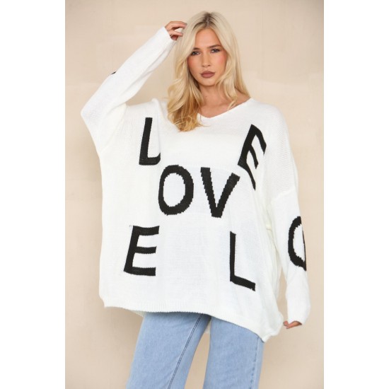 Ladies Knitted Slouch Oversized Baggy Jumper Dress Women Long Sleeve Sweater Top