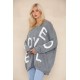 Ladies Knitted Slouch Oversized Baggy Jumper Dress Women Long Sleeve Sweater Top