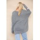 Ladies Knitted Slouch Oversized Baggy Jumper Dress Women Long Sleeve Sweater Top
