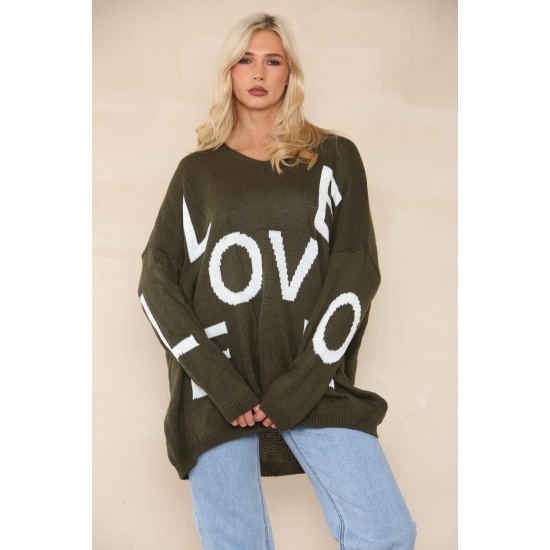Ladies Knitted Slouch Oversized Baggy Jumper Dress Women Long Sleeve Sweater Top