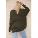Ladies Knitted Slouch Oversized Baggy Jumper Dress Women Long Sleeve Sweater Top