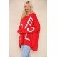 Ladies Knitted Slouch Oversized Baggy Jumper Dress Women Long Sleeve Sweater Top